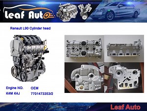 [Hot Item] Renault L90 Cylinder Head Engine No. K4m K4j OEM: 7701473353/2