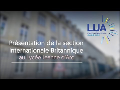 Vidéo de présentation de la Section Internationale