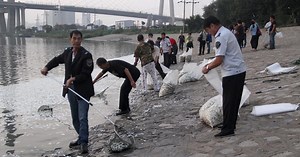 New video emerges of explosions in China