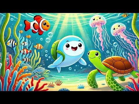The Brave Little Fish and the Big Ocean | Fun Kids Story About Courage and Adventure!