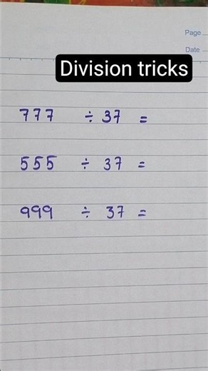 Division trick#mathematics #education