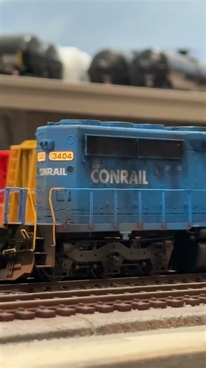 Scaletrains Conrail sd40-2 & sd45.#train #modelrailroad #railroad #hoscale #railway #modeltrains