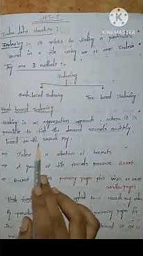 index data structure||database management system||jntuh r18 ||‎@BtechMinds