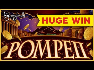 $25 BETS + SUPER FREE GAMES BONUS! Wonder 4 Pompeii Slot - HUGE WIN!