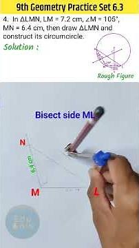 Class 9 Geometry practice set 6.3 Question 4 | Maharashtra board