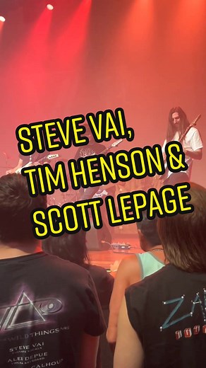 Steve Vai Shredding with Tim Henson & Scott LePage | Guitar Bliss