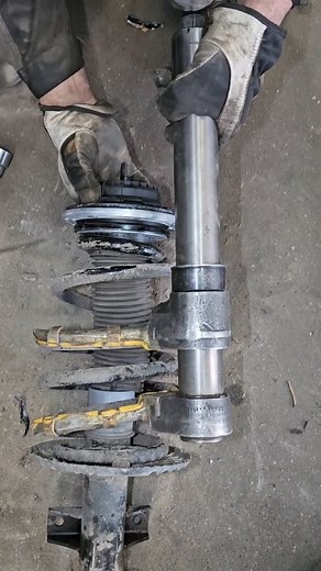 5.1K views · 32 reactions | Suspension strut mounting and deep groove ball thrust bearing replacement. #reels #suspension #strut | Uldis Staškevičs | Facebook