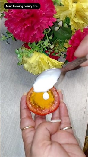 Get Glowing Skin with Tomato Facial| Tomato Facial| #tomatofacial #tomatofacepack #skincare #Diy