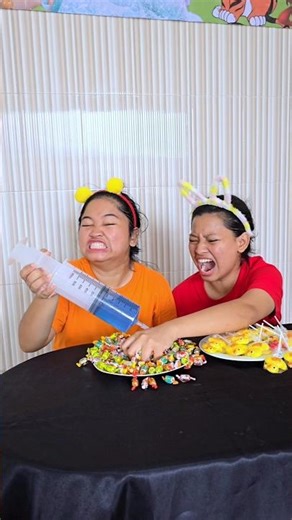 Cute injection prank 😅💉🍄🍭🍍🍓