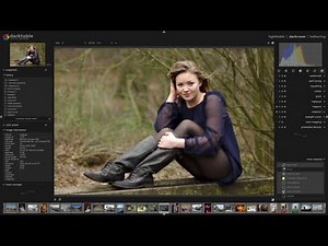 Darktable RAW edit: Lady in boots