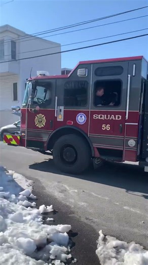 Squad 56 returning from garbage fire ￼