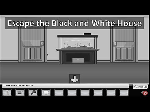 Escape the Black and White House - 4K - Full Walkthrough - Cool Math Games