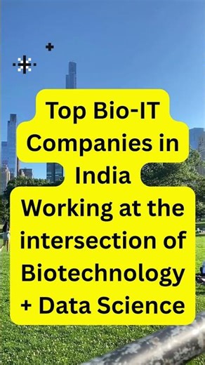 Top Bio-IT Companies in India | Biotech + Data Science Careers #biotechnology #bioinformatics
