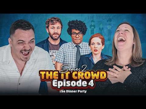 Moss, Roy, and Richmond Crash a Dinner Party! 🦇 Americans React to The IT Crowd S2E4