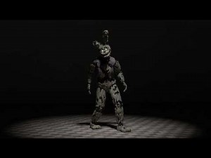 Realistic Springtrap Animation Test - Model by tarcean