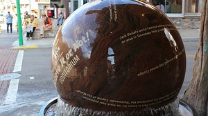 Have you ever placed your hands on the 5 ton floating granite ball in front of the Ripley's Believe It or Not Museum in Gatlinburg? It might just bring you good luck! Come book your room with us and try it for yourself. #gatlinburg #smokymountains #ripley | The Historic Gatlinburg Inn