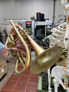 4.3K views · 200 reactions | Here are BJ and John playing our new Infinity Trumpet. Check out the dynamic extremes - especially the clarity and presence from 400 feet away when played softly! Overtones are coming out of this instrument like crazy - including resultant tones… more on this will follow. Getting on a plane to Denver in a few hours to deliver this one in person… | David Monette Trumpets | Facebook