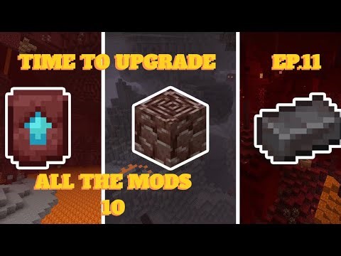 Minecraft All The Mods 10 – Hunting Netherite for Next Tier Progression (Episode 11)