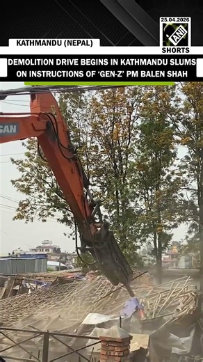 WATCH: Demolition drive begins in Kathmandu slums on instructions of ‘Gen-Z’ PM Balendra Shah