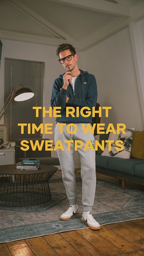106K views · 30 reactions | I get it. Sweatpants are super comfortable  and I know how comfort is generally at the top of most men’s fashion priority list. But the truth is what we wear says a lot about who we are - it is how we present ourselves to the world. So the next time you want to spend your day in sweatpants, just ask yourself “who do I want the world to think I am?” #mensfashiontips #menstyletips #menstyleguide | What My Boyfriend Wore | Facebook