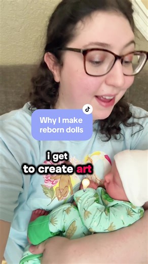 Why do do I love being a reborn doll artist? Being a reborn doll artists means that I get to create art that makes people happy 😊 Dolls make doll collectors happy! Do you like creating anything? #rebornartist #reborncollector #dollmaking #artist