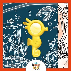 42K views | The seahorse floats through a portal in its fish tank by accident, and is transported into the wild. Does the lonely seahorse venture on?  #KinderJoy | Kinder | Facebook