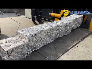 Waste Aluminum Extrusion Baler - Aluminum Scrap Baling Press Machine