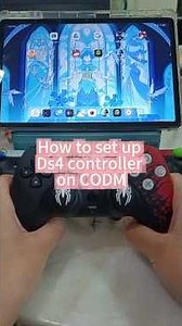 How to setup PS4 controller on CODM #controller #ps4 #ps5 style #codm #trending