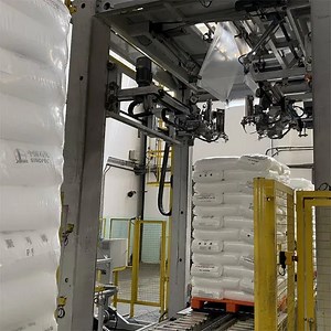 [Hot Item] Automatic Pallet Stretch Hooder Stretch Hood Wrapping Packaging Machine