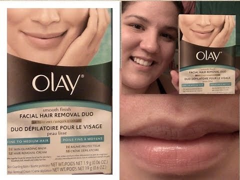 Review & Demo: New Olay Smooth Finish Facial Hair Removal Duo! (Get Rid of Upper Lip Hair!)