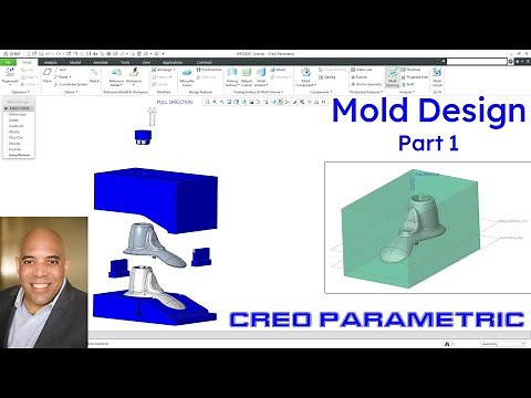Creo Parametric - Mold Design | Complicated Showerhead Mold (Video 1 of 5)
