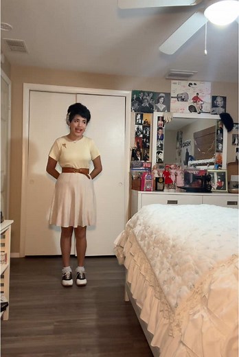 When a girl changes from Bobby Sox to stockings #vintagefashion #1950sfashion #1960sfashion #fypシ #fyp #frankieavalon #bobbysox #saddleshoes