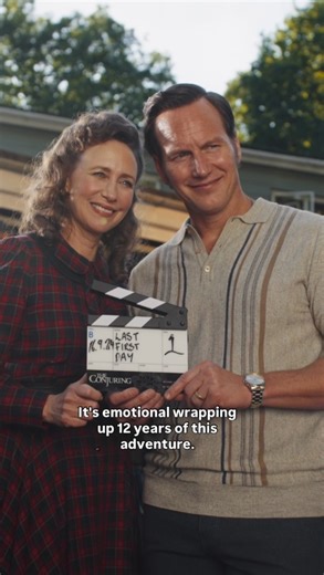 Patrick Wilson & Vera Farmiga's emotional end of an era. See them in THE CONJURING: LAST RITES in cinemas now! | Warner Bros. Pictures