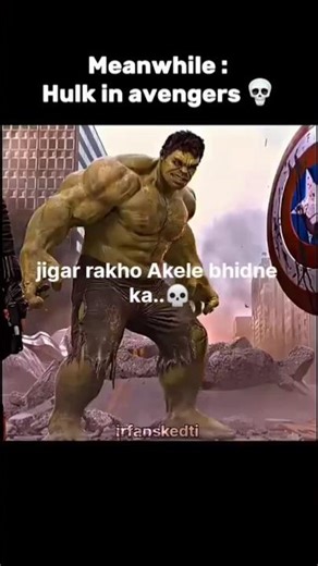 Avengers Hulk Jumps old hulk 💯💥 #marvel #shorts #irfanskedti