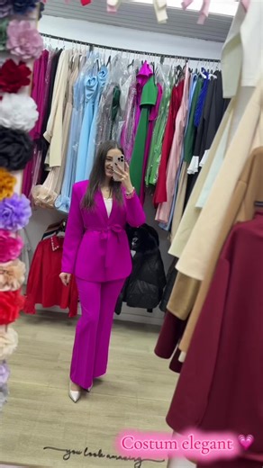 Costum elegant la doar 199 Ron.🔥 Unde ai purta acest model?💗 📍 Center, boxa 101, Baia Mare 📦 Livrare oriunde in România 📞 0775-634-677 #viral #promo #foryoupage❤️❤️ #tiktokshop #viralvideos