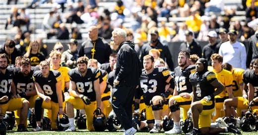 Live Updates: Iowa Football's Open Spring Practice