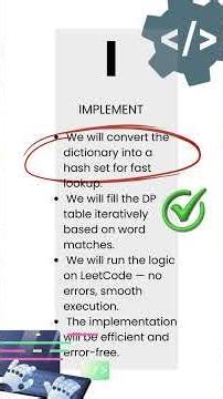 Word Break- Leetcode 139 - Illustrated! - Dynamic Programming - Python (Pattern Mastery)