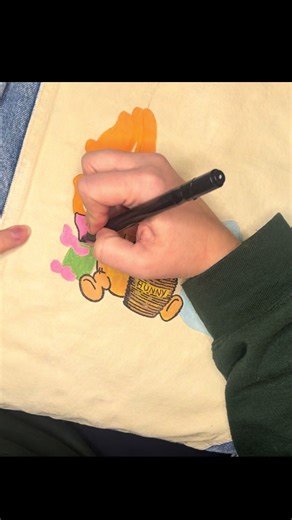 Custom Denim Jackets Featuring Winnie the Pooh