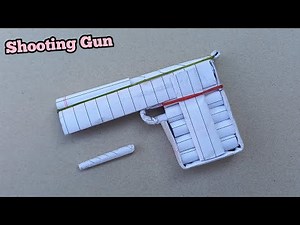 DIY - How To Make Paper Gun Pistol that Shoots Bullets ( Paper Pocket Gun ) Paper Gun