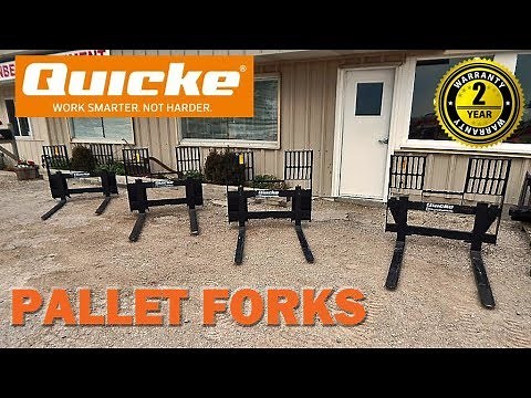 Quicke Original Implements: Walk-Through Pallet Forks