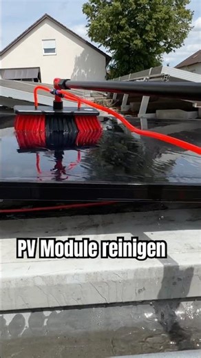PV Module reinigen und bis zu ca. 30% mehr Sonnenenergie ernten. #pv #solar #module #reinigen #strom