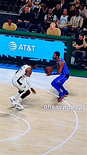 KYRIE WITH THE NASTY STEP BACK SHOT OVER KEVIN PORTER JR!! 🤯⛹️‍♂️💥#kyrieirving #nba #stepback #2k