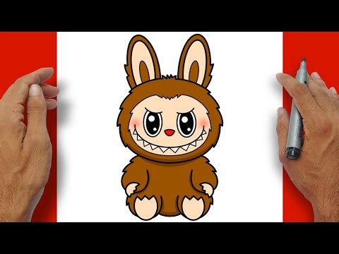 How to Draw LABUBU Easy Step-by-step | The Monsters