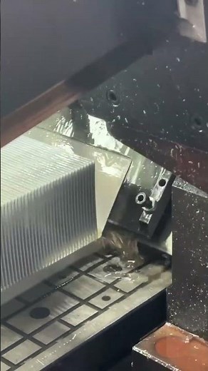 Skived fin heat sink #heatsink #factory #skiving