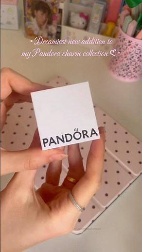 I love me a cute charm to add to my bracelet 🤍#pandora #pandorabracelet #charm #unboxing