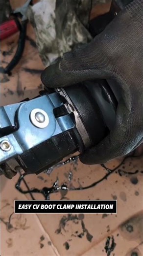 Easy CV Boot Clamp Installation #Shorts