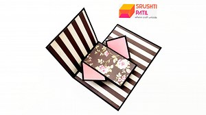 Learn this super exciting pop up card. Hide & Seek card is made with a complex but impressive mechanism. Making such exclusive card can help you to improve your crafting skills. Try making one and see how it turns out. #SrushtiPatil #DIY #Crafts #Crafting #Crafter #papercraft #Scrapbooking | Srushti Patil