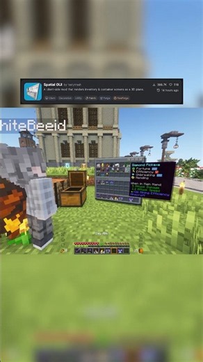 New Mod on Java (Spatial GUI) #minecraft #modminecraft