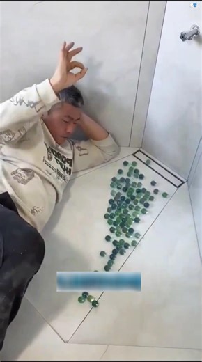 Why Japanese Tilers Are Tested With a Marble Ball #facts #ytshorts #trending