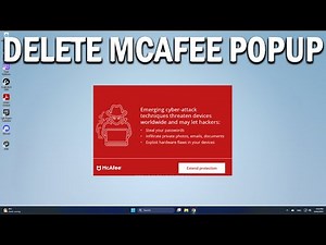 How To Delete PC App Store McAfee Pop up - Easy Fix